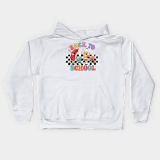 Back to School Retro Characters Kids Hoodie